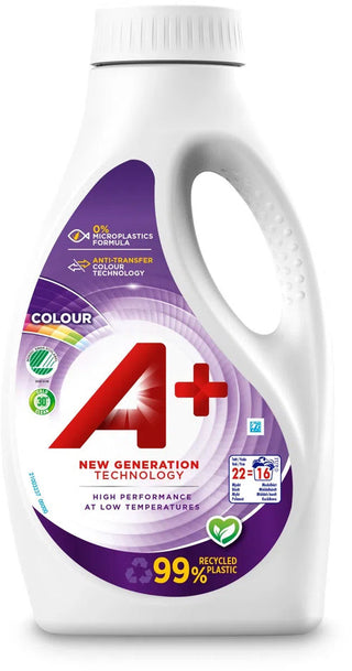 A+ Colour Flytande Tvättmedel - 880ml - CleanNest