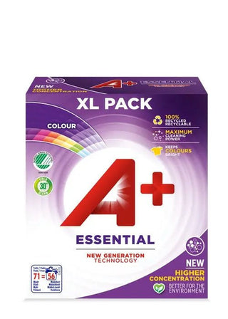 A+ + Essentil Color Pulver Tvättmedel - 2,734kg | CleanNest - A+ | CleanNest