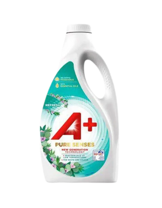 A+ Pure Senses Refresh Flytande Tvättmedel - 2475ml - CleanNest