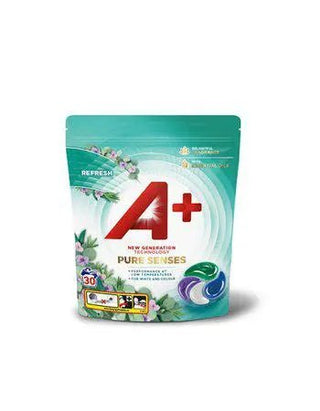 A+ + Pure Senses Refresh Tvättkpslr - 30st 8 Pack | CleanNest - A+ | CleanNest