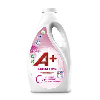 A+ Sensitive Colour Flytande Tvättmedel - 2,2L - CleanNest