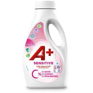 A+ + Sensitive Colour Flytnde Tvättmedel - 880ml | CleanNest - A+ | CleanNest
