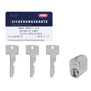 ABUS Cylinder Ssf 1-pack Sb Krom 3ny - | CleanNest - ABUS | CleanNest