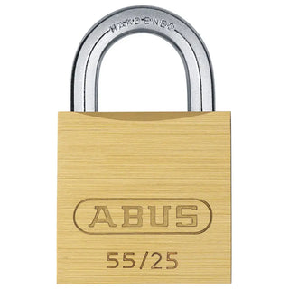 HÄNGLÅS 55/25 MÄSSING ABUS - ABUS