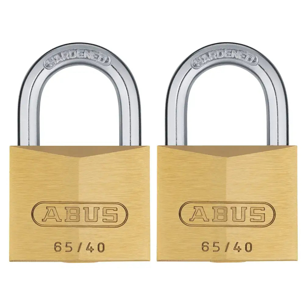 ABUS Hänglås 65/40 2st Ll Mässing | CleanNest