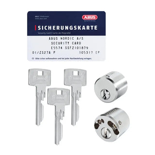 RUND SÄKERHETSCYLINER DUBBEL SSF3 - ABUS