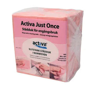 Activa Städduk Activa Just Once Röd 33x33cm | CleanNest - Activa | CleanNest