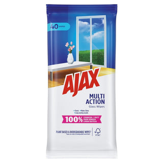 AJAX GLASRENG WIPES MULTI ACTION 40P | CleanNest - AJAX | CleanNest
