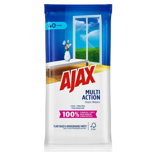 Ajax - Wipes Multi Action Glas - 40-Pack - Ajax | CleanNest