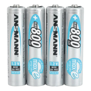 BATTERI AAA 800MAH 4P LADDBAR - ANSMANN