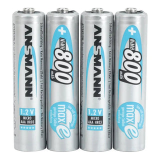 Ansmann Batteri Aaa 800mah 4p Laddbar | CleanNest - ANSMANN | CleanNest