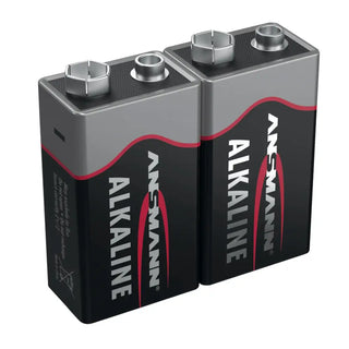 BATTERI E/6LR61 9V 2P - ANSMANN