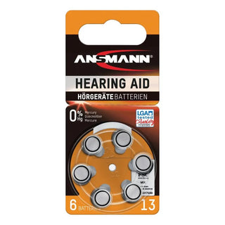 Ansmann Batteri Hörapparat 13 6p - | CleanNest - ANSMANN | CleanNest