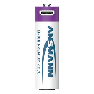 BATTERI LITHIUM AA 4P LADDBART - ANSMANN