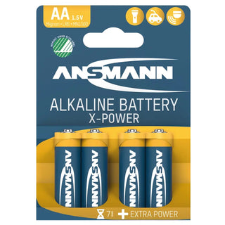 BATTERI X-POWER AA/LR6 1,5V 4P - ANSMANN