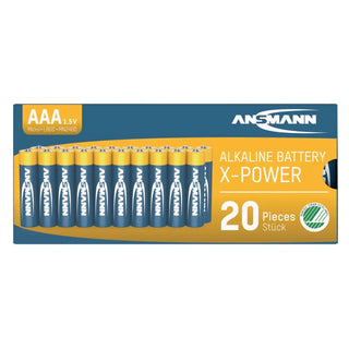 BATTERI X-POWER AAA/LR03 1,5V 20P - ANSMANN