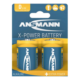 BATTERI X-POWER D/LR20 1,5V 2P - ANSMANN