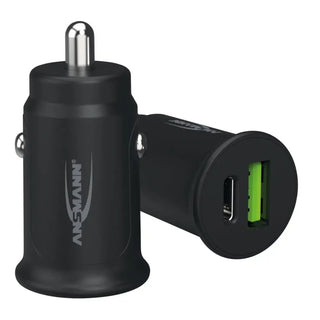 Ansmann Billaddare 1xusb A+1xusb C 30w Svrt | CleanNest - ANSMANN | CleanNest