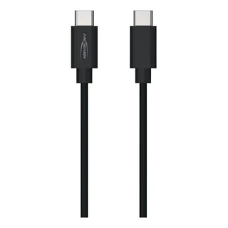 LADDKABEL USB C USB C 1.2M SVART - ANSMANN