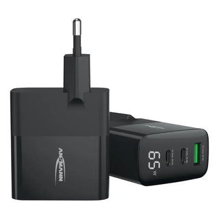 VÄGGLADDARE 1XUSB A + 2XUSB C 65W - ANSMANN