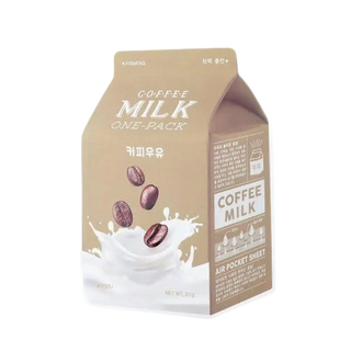 A'pieu Ansiktsmask Coffee Milk One-Pack 21g - CleanNest