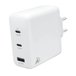 VÄGGLADDARE 2XUSB C + 1XUSB A 120W - AQIILA