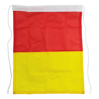 VARNINGSFLAGGA GUL RÖD NYLON - ARNO