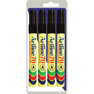 MÄRKPENNA SVART ARTLINE 70 4PACK SB - ARTLINE
