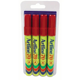 MÄRKPENNA RÖD ARTLINE 70 4PACK SB - ARTLINE
