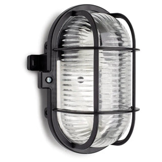 GALLERARMATUR 60W SVART IP44 - BAREBO