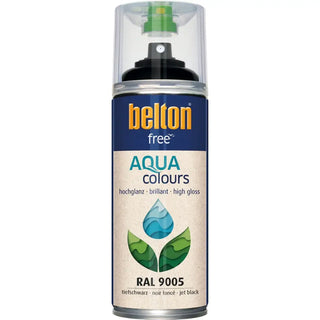 SPRAYFÄRG BL SVART RAL9005 400ML - BELTON