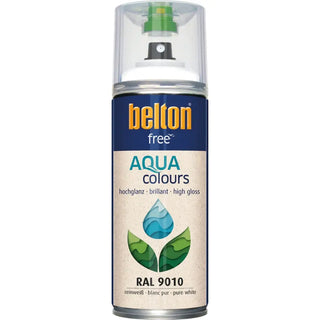 SPRAYFÄRG BL VIT RAL9010 400ML - BELTON