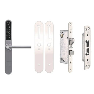 KODLÅS BG2000 V2 SILVER KOMPLETT - BESLAGSGRU