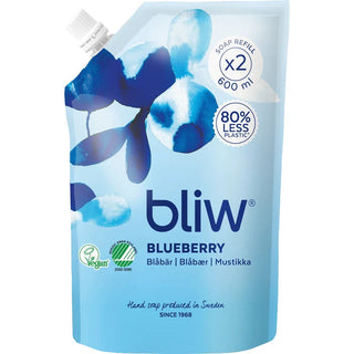 Bliw Tvål Blåbär Refill - 600ml - CleanNest