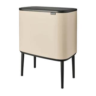 Brabanita Bo Touch Bin Med Ben Soft Beige - 11+23L - CleanNest