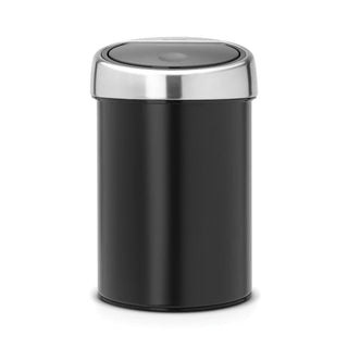Brabantia Touch Bin Blankborstad i Svart - 3L - CleanNest