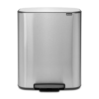 Brabantia Bo Touch Bin Matt Stål Fingerprint Proof - 2x30L - CleanNest