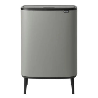 Brabantia Bo Touch Bin Med Ben Mineral Concrete Grey - 2x30L gyllene i rostfritt-stal