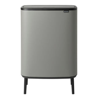 Brabantia Bo Touch Bin Med Ben Mineral Concrete Grey - 2x30L - CleanNest