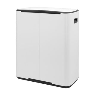 Brabantia Bo Pedal Bin Vit - 2x30L - CleanNest