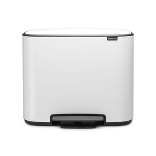 Brabantia Bo Pedal Bin Vit - 36L - CleanNest