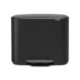 Brabantia Bo Pedal Bin Matt Svart - 36L - CleanNest