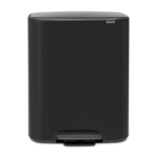 Brabantia Bo Pedal Bin Matt Svart - 60L - CleanNest