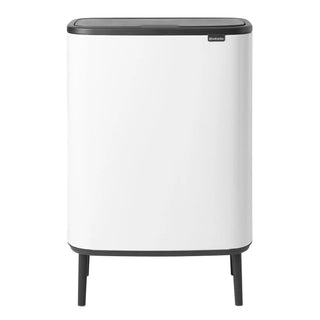 Brabantia Bo Touch Bin Med Ben Vit - 2x30L - Brabantia | CleanNest