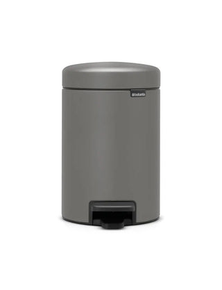 Brabantia - New Icon Pedalhink Metallic Concrete Grey - 3L - Brabantia | CleanNest