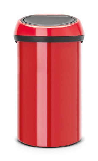Brabantia Touch Bin New Passion Röd  - 60L - CleanNest