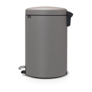 Brabantia New Icon Pedalhink Mineral Concrete Grey - 20L - CleanNest