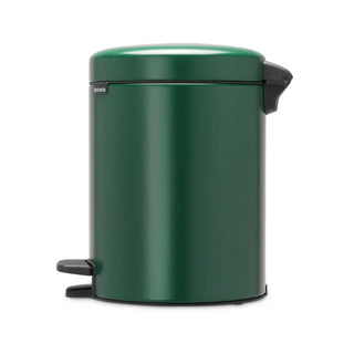 Dark grön Brabantia Ny Ikon pedalhink 5L för ocean rengöring och plastvalhaj
