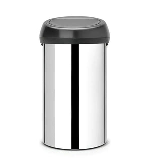 Brabantia Touch Bin New Rostfri Blank Stål - 60L gyllene i rostfritt-stal