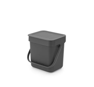 Brabantia Sort & Go Waste Bin 3L Grå - CleanNest